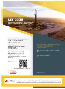 MyP Fundaciones - Certificado Ley 3338